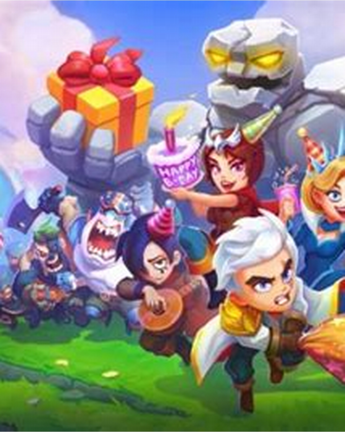 Mighty Party — Tactical card battler with anime heroes and PvP arena
